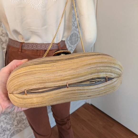 Vintage Phillipine Buntal Bag Neutral Tones - Picture 6 of 9